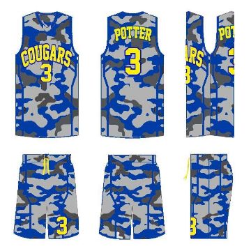 Picture of Basketball Kit Style 555 Custom