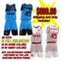 Picture of Lot of 20 Basketball Kits (Jersey and Shorts) Custom Made for You Fully Decorated in a Sublimated Design. Style 5539. Special