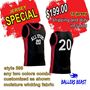 Picture of Lot of 10 Basketball Jersey Decorated with Numbers and Team Name. Style 599. Special
