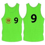 Picture of Custom Made Sleeveless Training Vest with Logo and Number at the Chest and Number Center Back. Style 905-06.